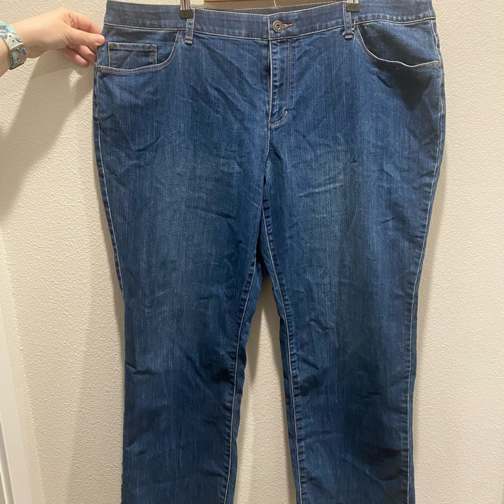 CJ Banks Petite Classic Blue Jeans